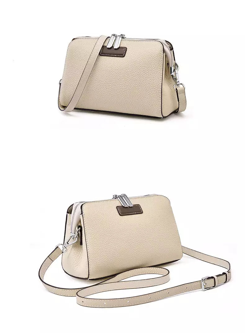 White PU Leather Crossbody Bag