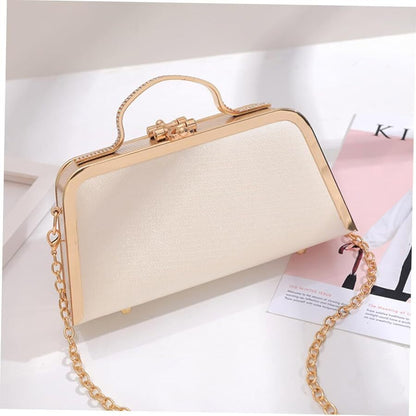 White PU Leather Crossbody Bag