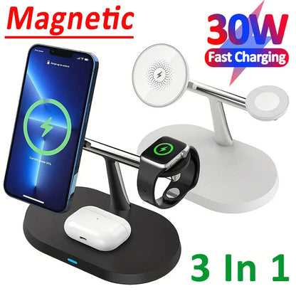 30W Magnetic Wireless Charger Stand